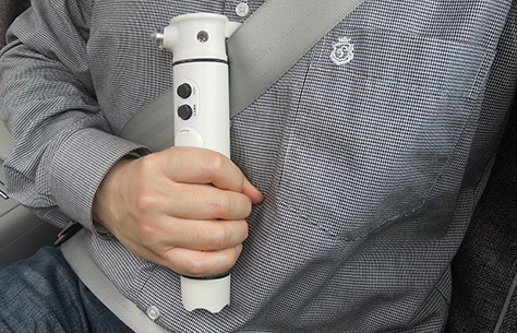 Multifunctional LED Emergency Acousto-optic Alarm Flashlight Safety Hammer TL023B cut safety seat belt