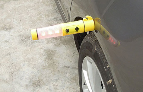 LED Car Emergency Hammer Flashlight TL023 magnetic base