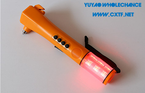 Rechargeable Multifunctional Acousto-optic Alarm Self Rescue Flashlight TL119CF beacon flash light