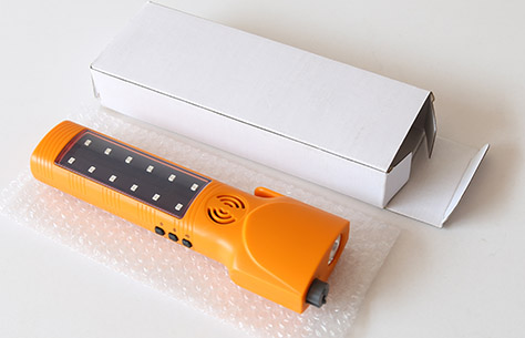 Spring out safety hammer Alarm Flashlight TL119H box packing