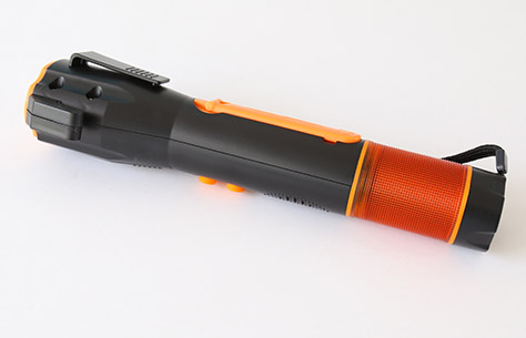 Dynamo Rechargeable multifunctional acousto-optic alarm self rescue LED flashlight TL911 belt clip