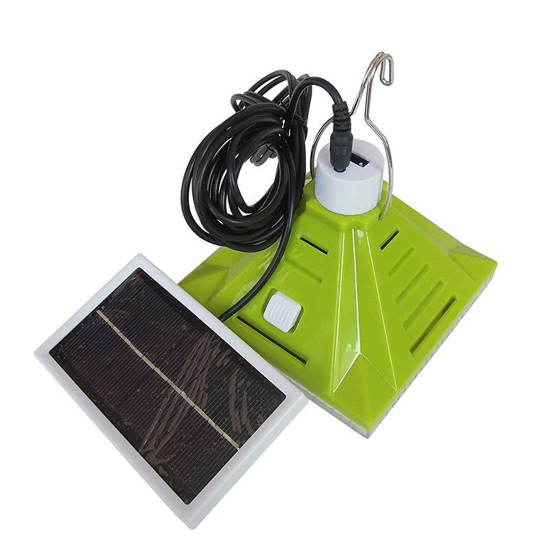 rechargeable bulb LED flashlight with solar panel 806