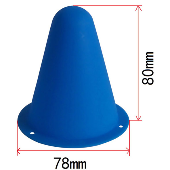 3 Inch Witch hat Shape Conical roller skating slalom Marker Cone TC003