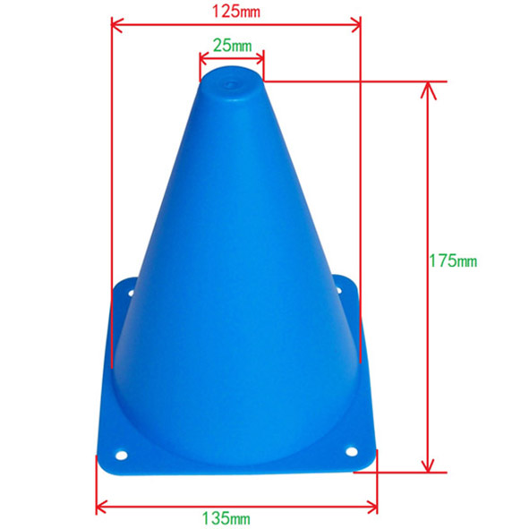 7 Inch Witch hat Shape Conical Marker Soccer Cone TC006