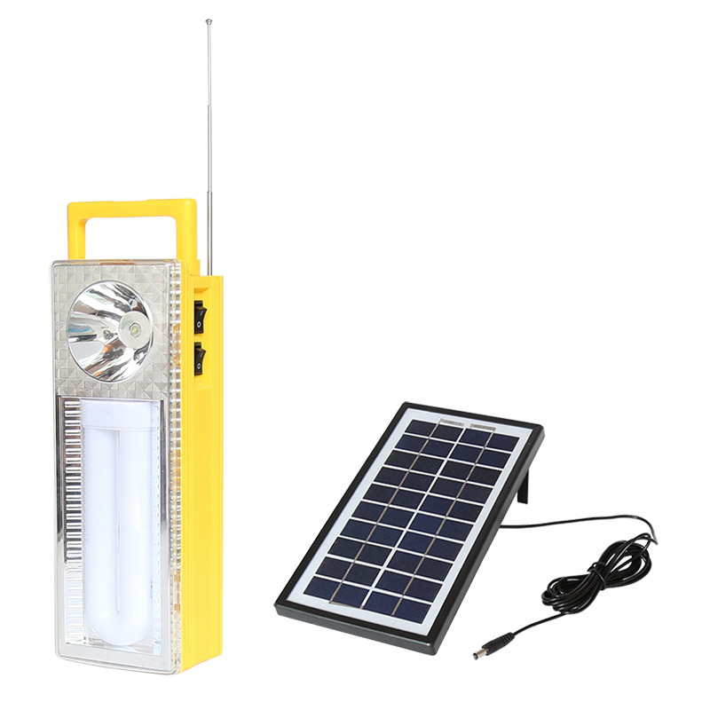 LED Mini Solar System Light with FM Radio 9829